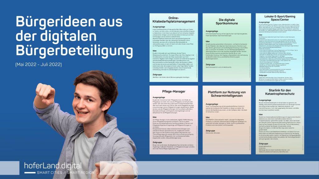 Bürgerideen aus der digitalen Bürgerbeteiligung