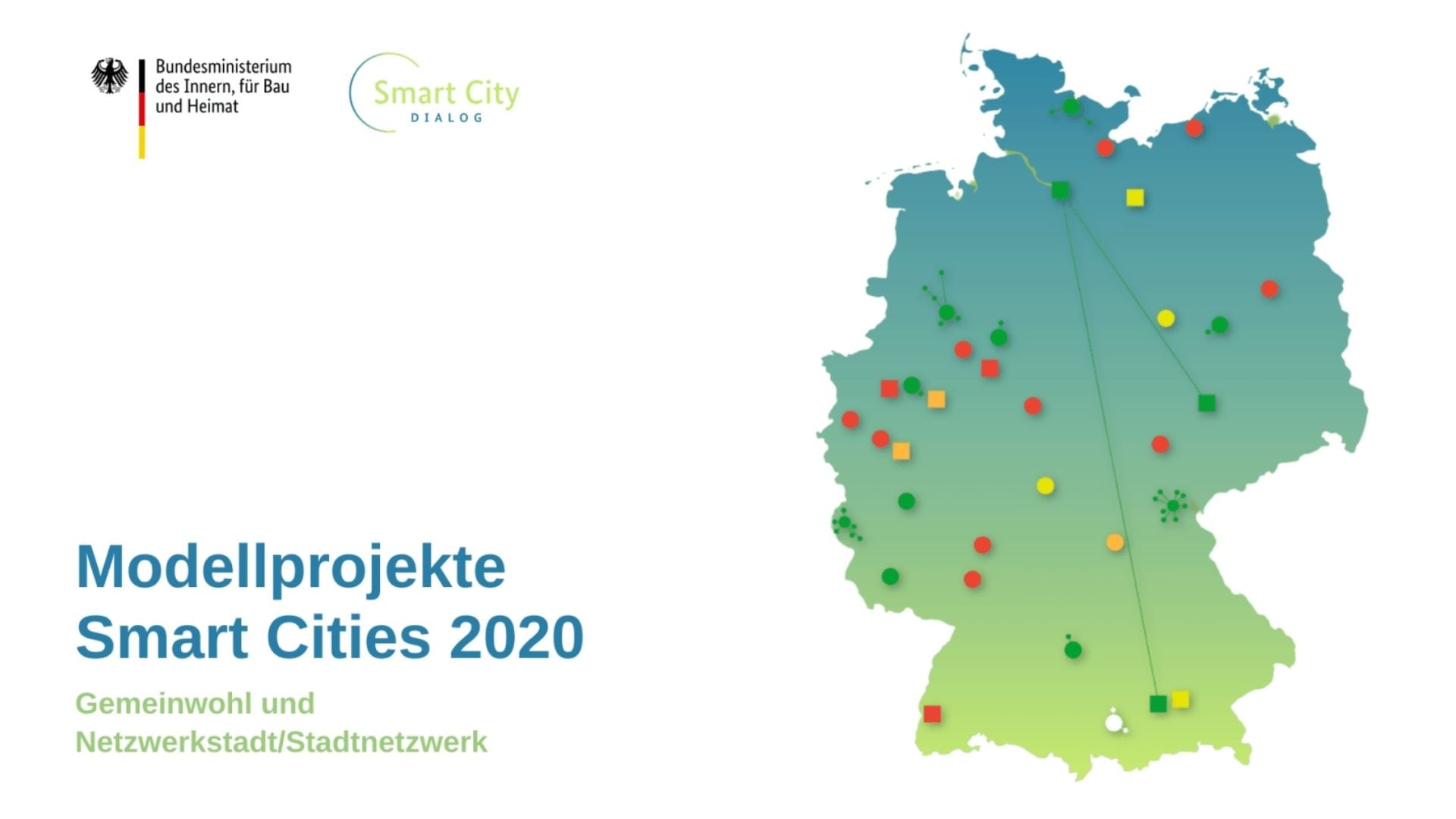 Modellkommunen der 2. Förderstaffel Smart Cities