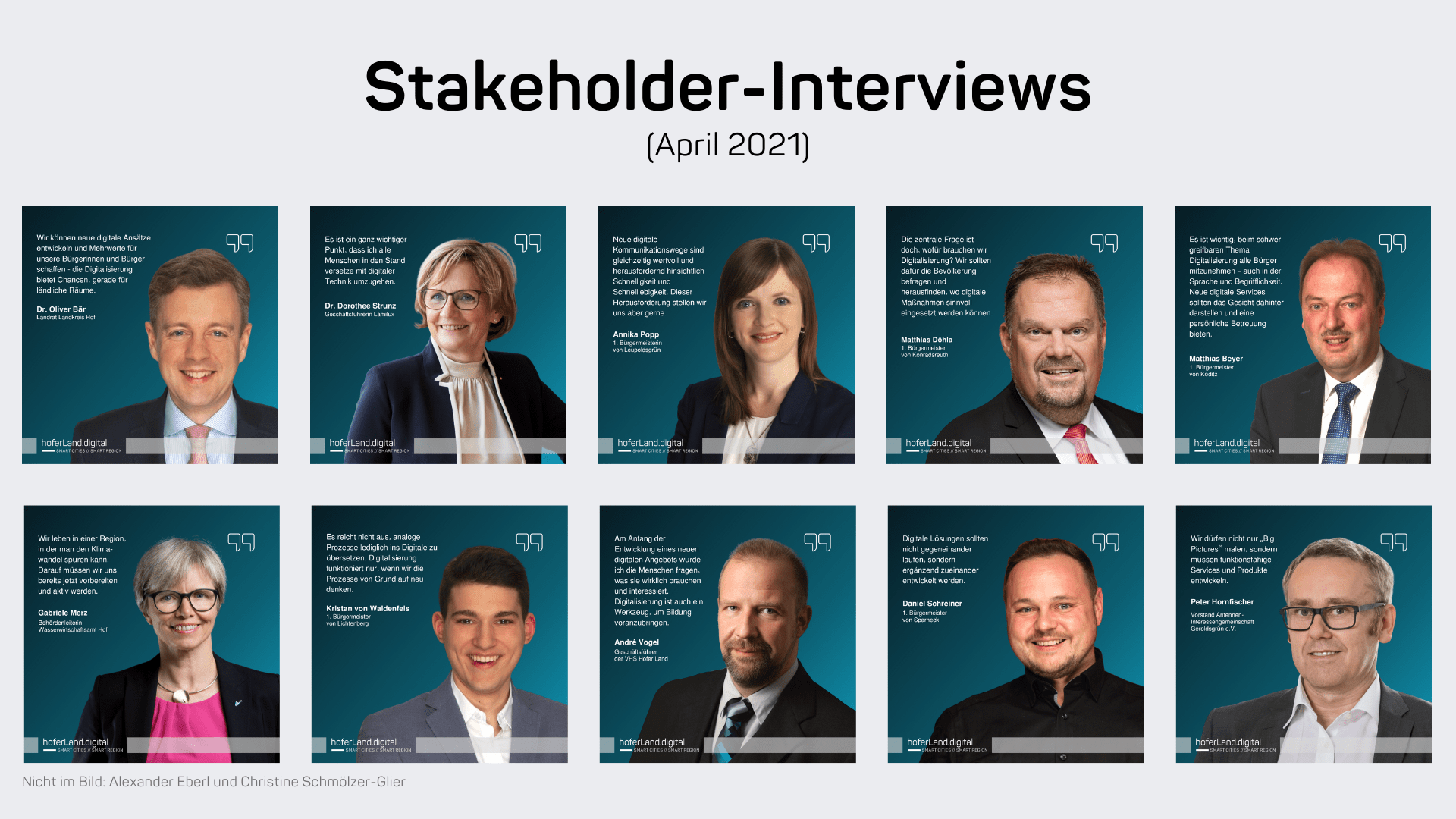 Bürgerbeteiligung: Stakeholder-Interviews in der Konzeptionsphase