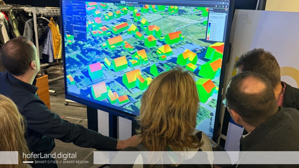 Präsentation des Digitalen Zwillings im Rahmen des After Work Events in der Spielbank Bad Steben.