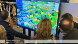 Präsentation des Digitalen Zwillings im Rahmen des After Work Events in der Spielbank Bad Steben.