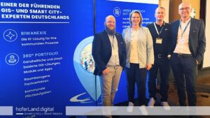 RIWA-Anwendertreffen 2026. (v. l. n. r. Dr. Markus Tum, Vanessa Wagner, Alexander Kisler, Reinhard Kofler)