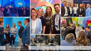 Ein Teil unseres Projektteams auf der Smart Country Convention in Berlin.